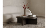 Folke Round Coffee Table Dark Brown
