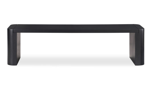 Post Small Dining Bench Black
