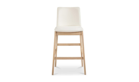 Deco Oak Barstool PVC White