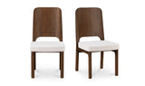 Kerr Dining Chair Walnut-Stained Ash Beige-Set Of Two