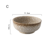 Japanese Style 4.5 Inch Ceramic Bowl Tableware
