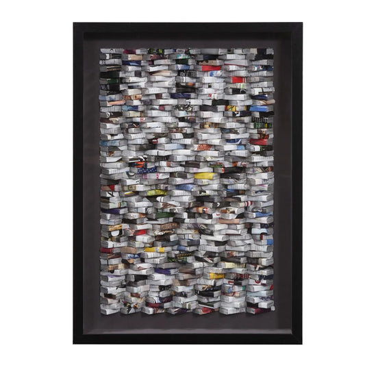 In the News Recycled Wall Art