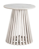 Mazara Side Table White & Whitewashed