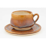 Handmade Ceramic Espresso Cup & Saucer 2oz Set