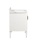 Briallen 30" White Vanity with Oval Undermount Sink