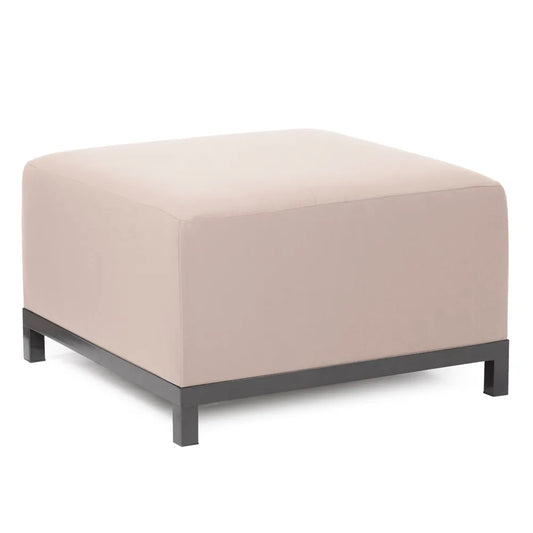 Axis Ottoman Seascape Sand Titanium Frame