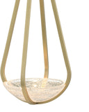 Nefertiti Brass Pendant