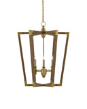 Bastian Medium Chestnut Lantern