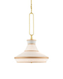 Perth Gold & White Pendant
