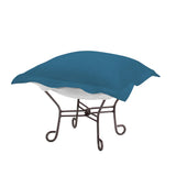 Puff Ottoman Cover Seascape Turquoise -Cover Only