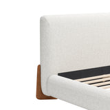 Baris Queen Bed Ivory