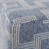 Indoor/Outdoor Universal Square Ottoman Syros Denim