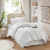 Bohemian Geometric Comforter Mini Set, White