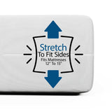 Bargoose BedBug Solution™ Deep Hybrid Zippered Mattress Encasing - Stretches To Fit 12"- 16" Mattresses