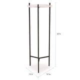 Albeta Marble Pedestal Tall
