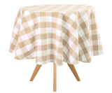 Round Tablecloth - Plaid Tablecloths