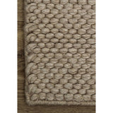 Hand Knitted Neutral Wool Rug