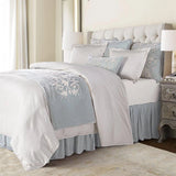 Belle Floral Embroidered Velvet Bed Runner