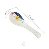 Japanese Ceramic Soup Spoon for Kitchen & Dining