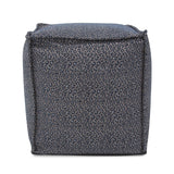 Square Pouf Lynx Indigo