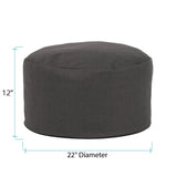 Foot Pouf Sterling Charcoal