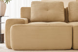 CORDELIA 153" 4-Seater Sofa with 1 Ottoman