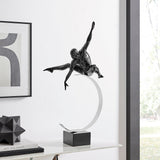 Dynamic Man Sculpture // Black