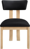 Lavrin - Vegan Leather Dining Side Chair (Set of 2) - Natural Base
