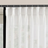 400TC Edge Border Cotton Embroidery Curtain (Set Of 2)