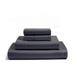 400TC Luxurious Double Embroidery Cotton Sateen Solid Bedding Bundle