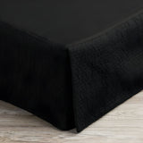400TC Cotton Horizontal Textured Quilted Tailored Bed skirt