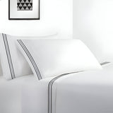 400TC Cotton Sateen Classic Embroidery Cotton Sheet Set