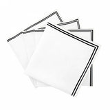 Double Embroidery Border Polycotton Napkins (Set of 4)