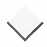 Double Embroidery Border Cotton Napkins (Set of 4)