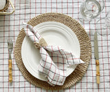 Red and Black Napkins