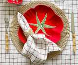 Red and Black Napkins