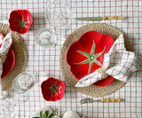 Red and Black Napkins