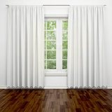 Scallop Embroidery Cotton Curtain (Set of 2)