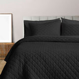 Diamond Knitted Cotton Coverlet