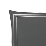 400TC Cotton Classic Luxurious Embroidery Sateen Solid Euro Sham