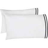 400TC Embroidery & Border Cotton Sateen Solid Sheet set