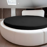 400TC Sateen Solid Cotton Round Sheet Set