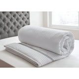 400TC Cotton Double Embroidery Sateen Microcheck Duvet Cover Set