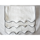 Scalloped Embroidered Bath Towels (Set of 2)