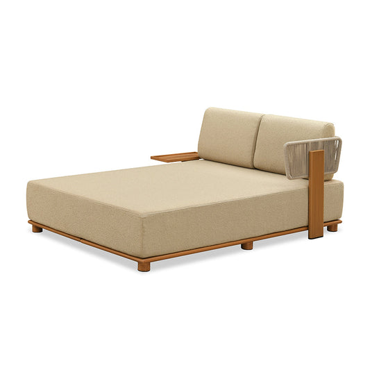 PURPLE LEAF Breck Patio Conversation Set Modular Sectional Sofa Components