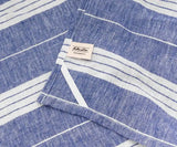Blue Striped Linen Tea Towels
