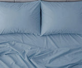 Blue Cotton Flat Sheet