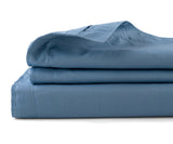 Blue Cotton Flat Sheet