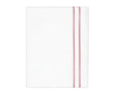 Cotton Flat Sheet - Line Embroidery