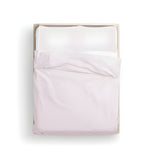 300TC Sateen Solid Organic Cotton Duvet Cover Set